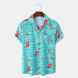 Skyblue Printed Shirt